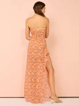 Bec & Bridge Firefly Strapless Midi Dress in Fiesta Floral Size 6  for rent on The Volte - image 3