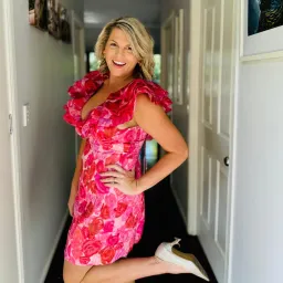 Aje Charmed Plunge Mini Dress Pink Floral Size 14 for rent on The Volte - image 2