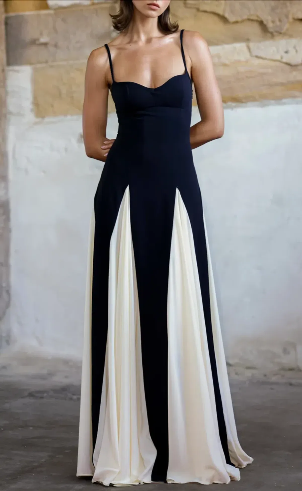 Arcina Ori Paloma Dress Black/White Size 6 - Image 5