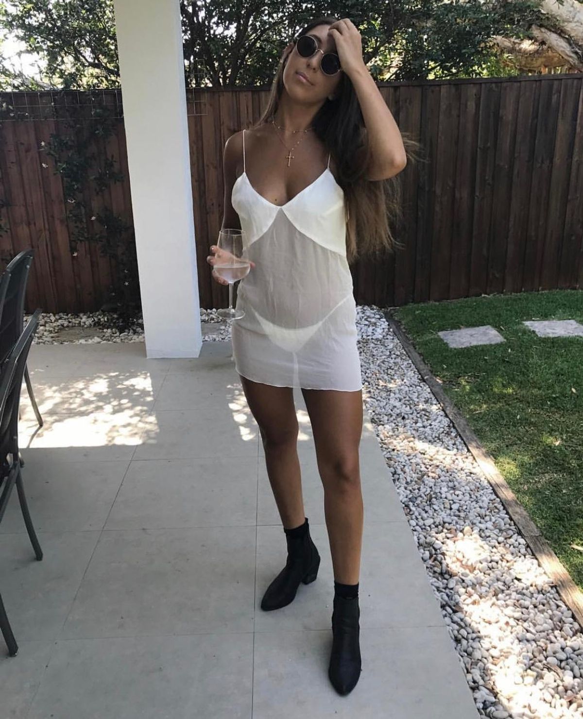 Bamba Swim- Galliano Dress WHITE - Image 3