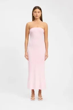 Kookai Serah Strapless Maxi Dress Pink Size 34 (AU 6) for rent on The Volte - image 1