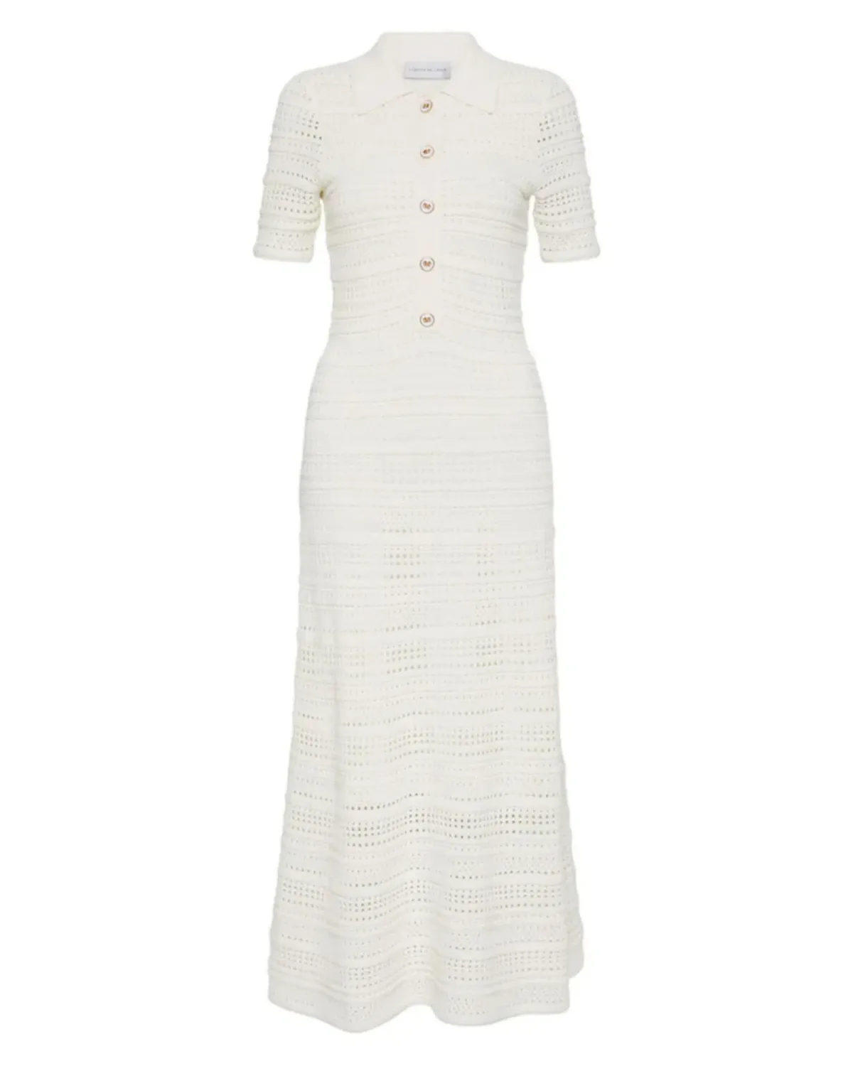 Rebecca Vallance Magnolia Knit Dress White Size S / AU 8 - Image 4