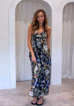 Sir the Label Lilian V Neck Dress Delia Print Size 8 for rent on The Volte - image 3