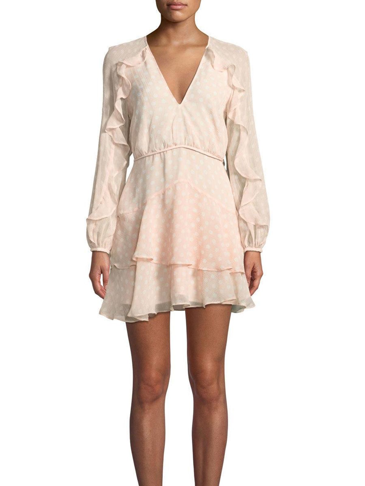 La Maison Talulah Love Token Mini Dress Blush Size 8 - Image 3