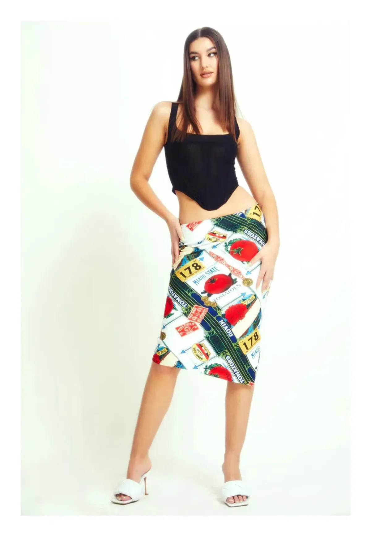 Miaou Moni Skirt in Figaro Print Size 6 - Image 2