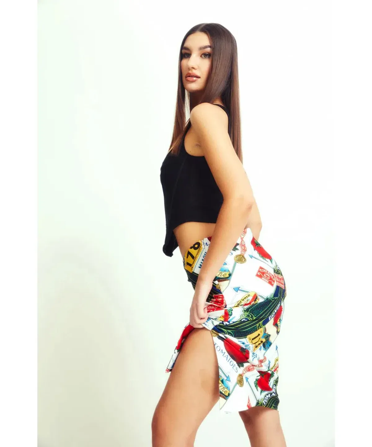 Miaou Moni Skirt in Figaro Print Size 6 - Image 3