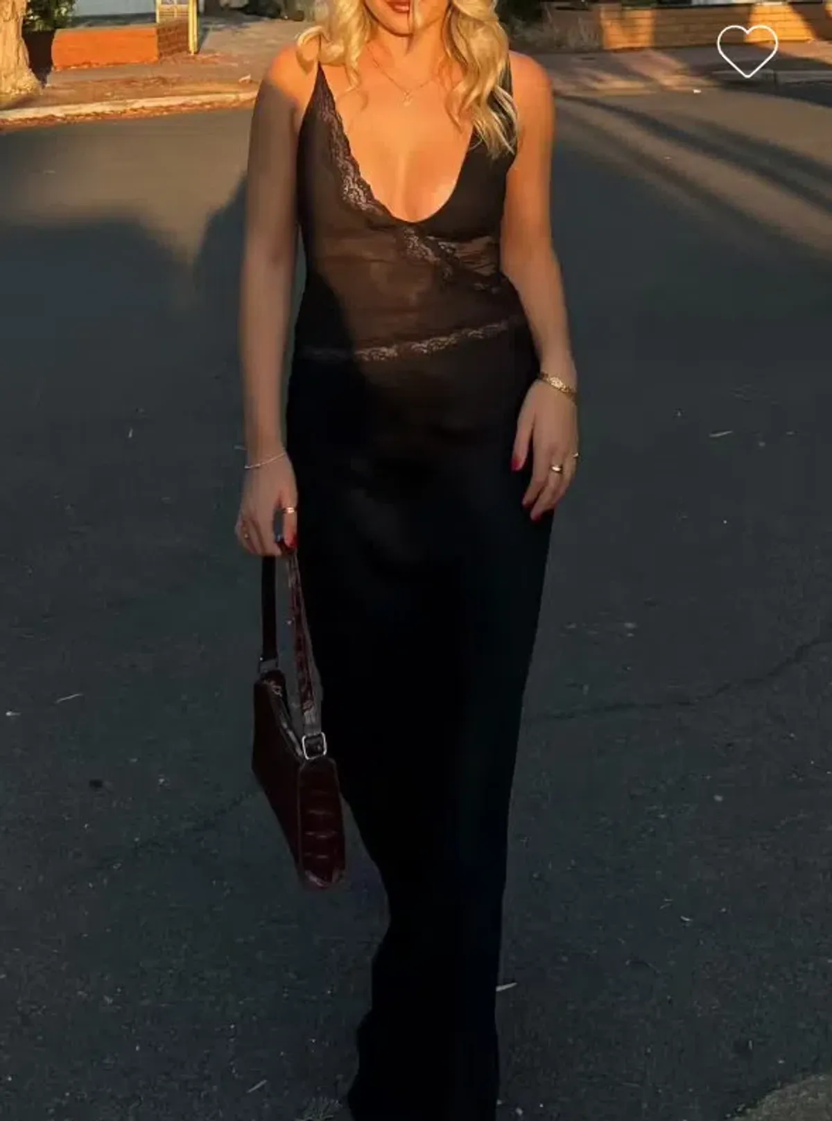 Bec & Bridge Abrielle Lace Maxi Dress in Black Size AU 6 - Image 4