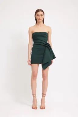 Tojha Nevie Mini Dress Forrest Green Size 6 for rent on The Volte - image 1