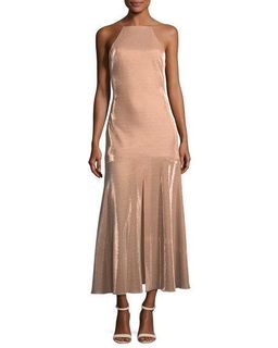 Camilla & Marc Opasidy Halter Neck Dress Pink Size 10 for rent on The Volte - image 1