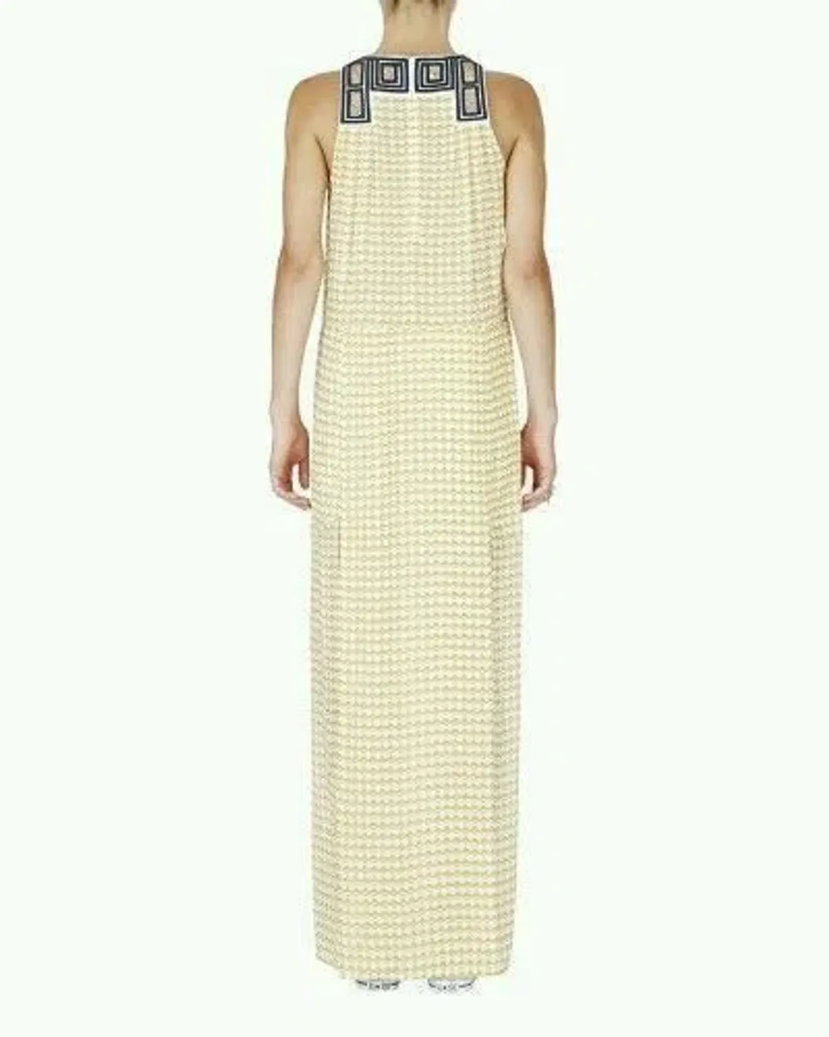 Sass & Bide Think Twice / The Element Embellished Silk Maxi Dress Yellow Size 6 - Image 2