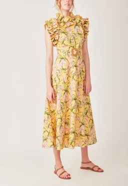 Torannce Sedgwick Midi Dress Floral Size 14 for rent on The Volte - image 1
