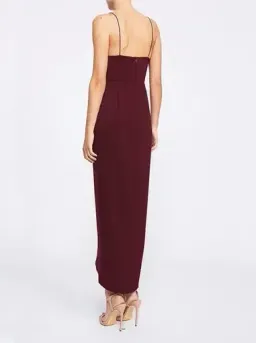 Shona Joy Core Cocktail Dress Burgundy Size 8  for rent on The Volte - image 4