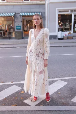 Mr. Larkin The Penny Dress Ivory Size 10 for rent on The Volte - image 1