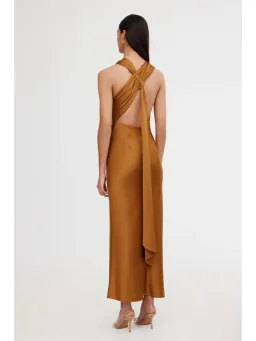 Significant Other Annabel Dress Brown Size 10 for rent on The Volte - image 2