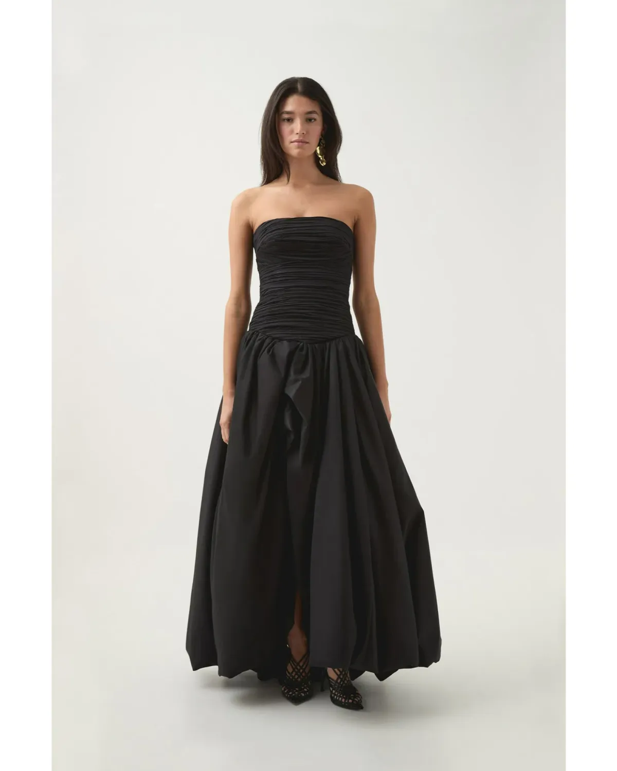 Aje Violette Bubble Hem Maxi Dress in Black Size AU 8  - Image 1