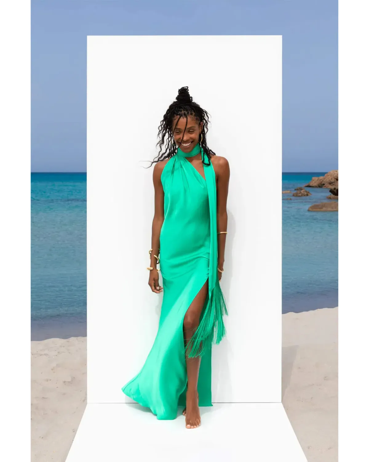 Rat & Boa Azzara Dress Green Size M / AU 10 - Image 1