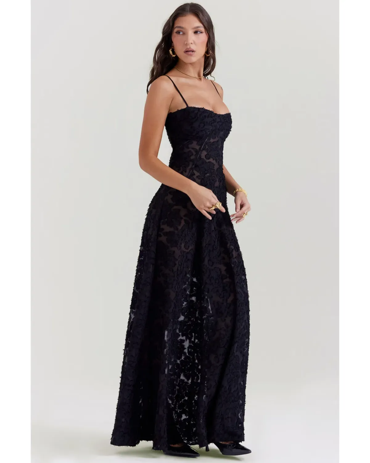 House Of CB Seren Maxi Dress in Black Size AU S / AU 8 - Image 2
