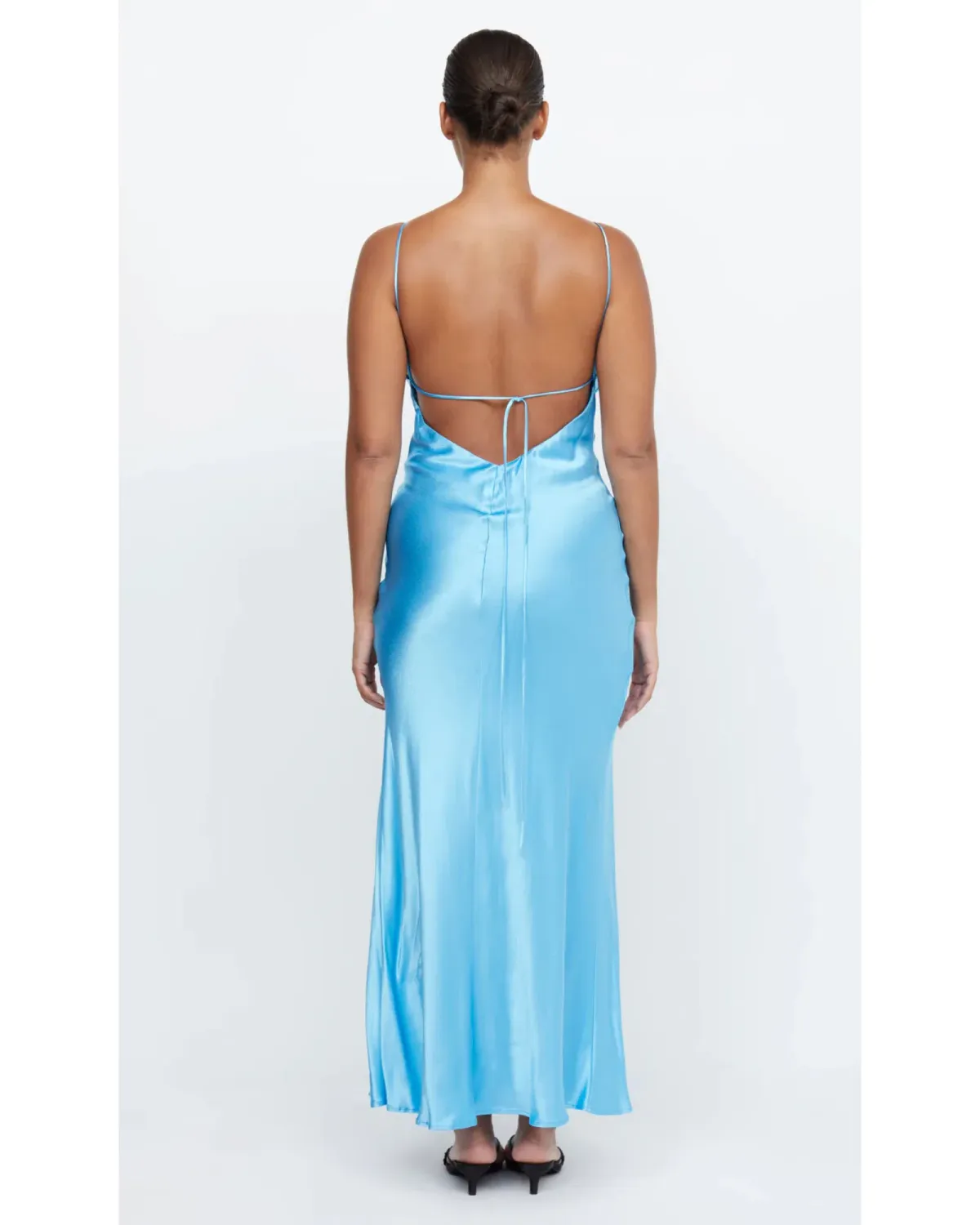 Bec & Bridge Ren Split Maxi Dress Topaz Blue Size AU 6 - Image 2