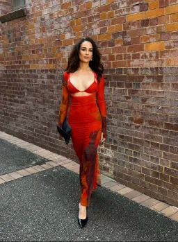 Sir The Label Libertine Cut Out Midi Dress Wren Print Size 0 / AU 6 for rent on The Volte - image 2