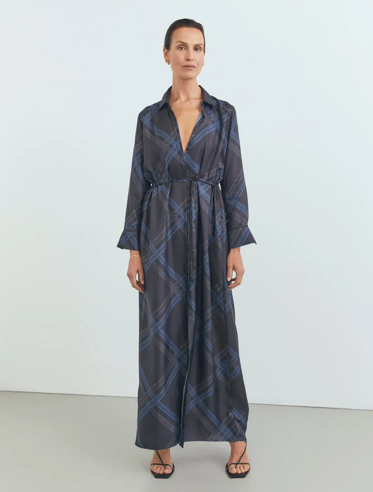 Viktoria and Woods Flawless Shirt Dress in Patchwork Print Size 0 / AU 6 - Image 1