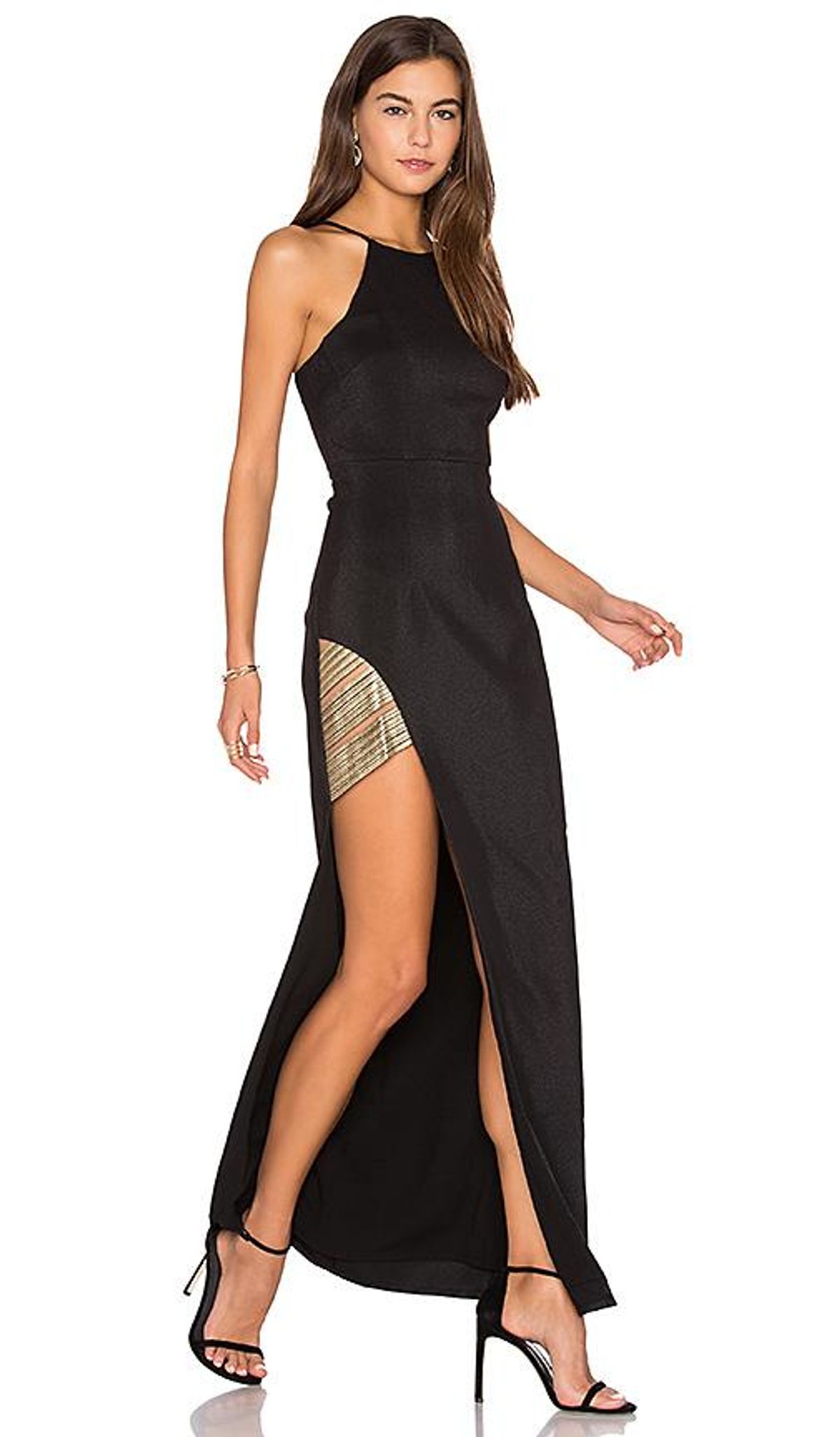 Bariano Lumier Between The Lines Halter Maxi  - Image 1