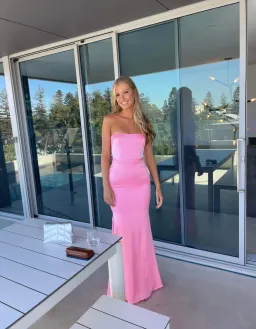 Alex Perry Strapless Gown Pink Size 6 for rent on The Volte - image 4