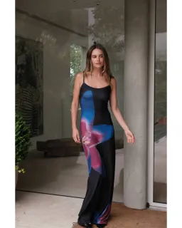 With Harper Lu Slip Dress Midnight Lily Floral Size S / AU 8 for rent on The Volte - image 1