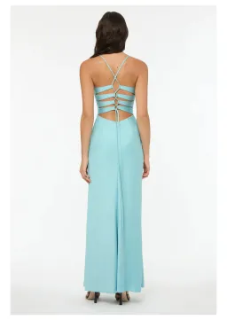 Manning Cartell Time to Shine Slip Dress Blue Size 8 for rent on The Volte - image 2