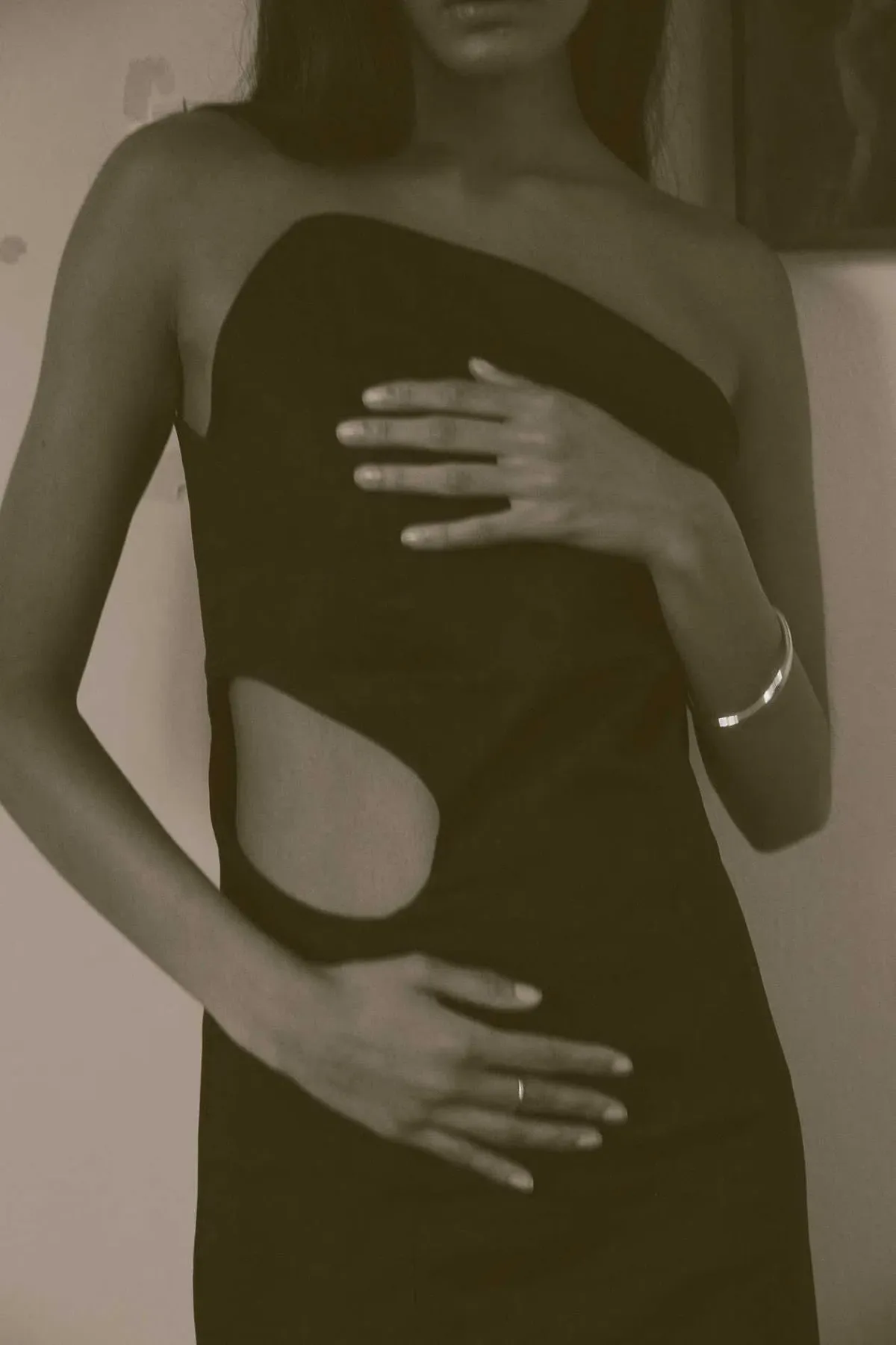 Elaine Hersby Pippa Midi Dress Black Size M / AU 10 - Image 5