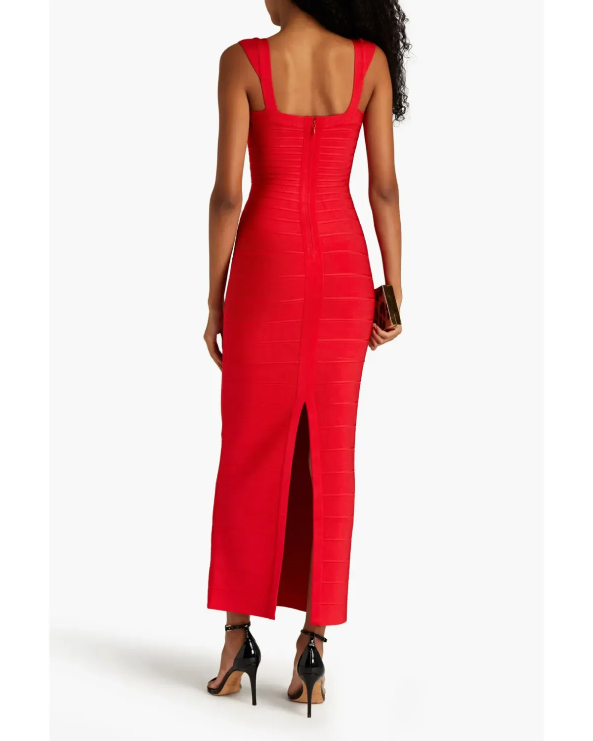 Herve Leger Bandage Gown Papaya Size XS / AU 6 - Image 2