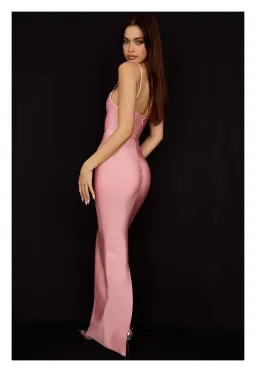 House of CB Fifi Bandage Maxi Dress Fairy Pink Size M / AU 10 for rent on The Volte - image 3