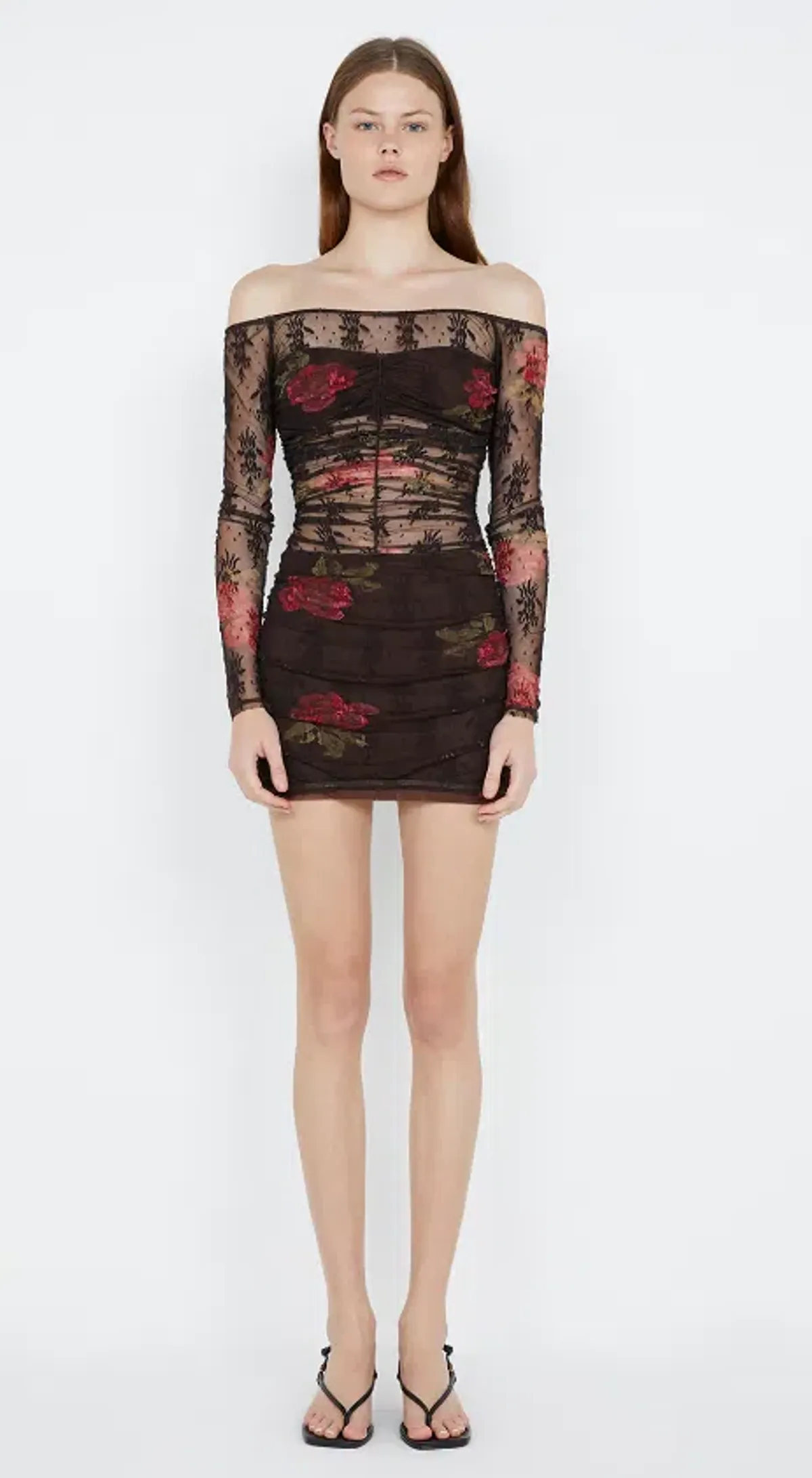 BEC & BRIDGE DESERT ROSE LONG SLEEVE MINI DRESS SIZE 10 - Image 1