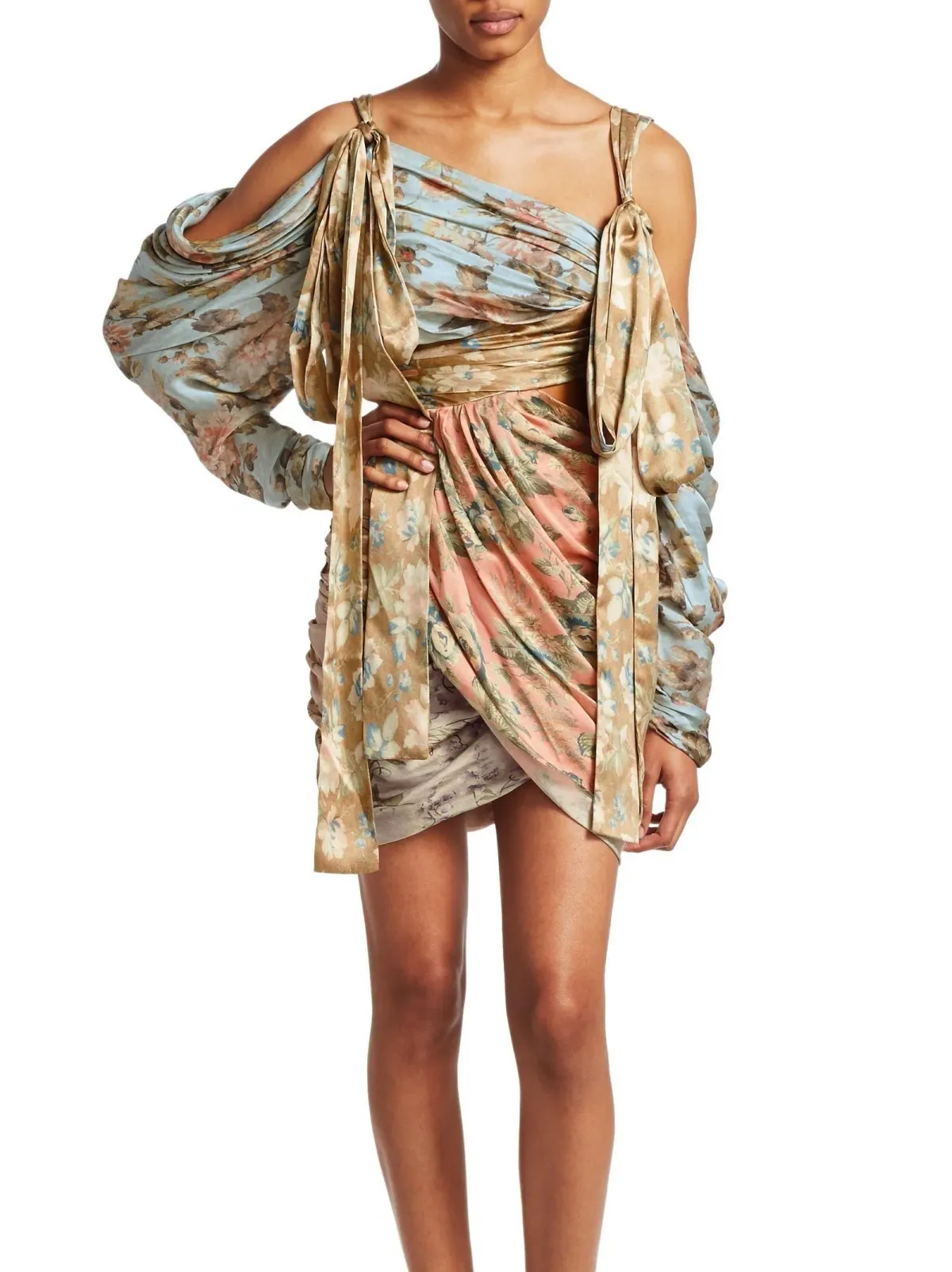 Zimmermann Unbridled Elixir Silk Mini Dress Print Size  - Image 1