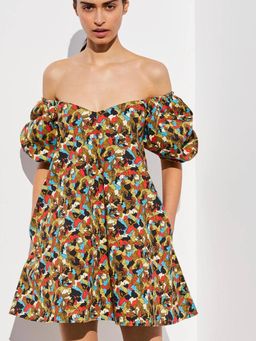 Scanlan Theodore Trapeze Mini Dress Print Size 8 for rent on The Volte - image 2