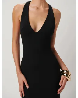 Effie Kats Eiza Gown Black Size AU 6  for rent on The Volte - image 2