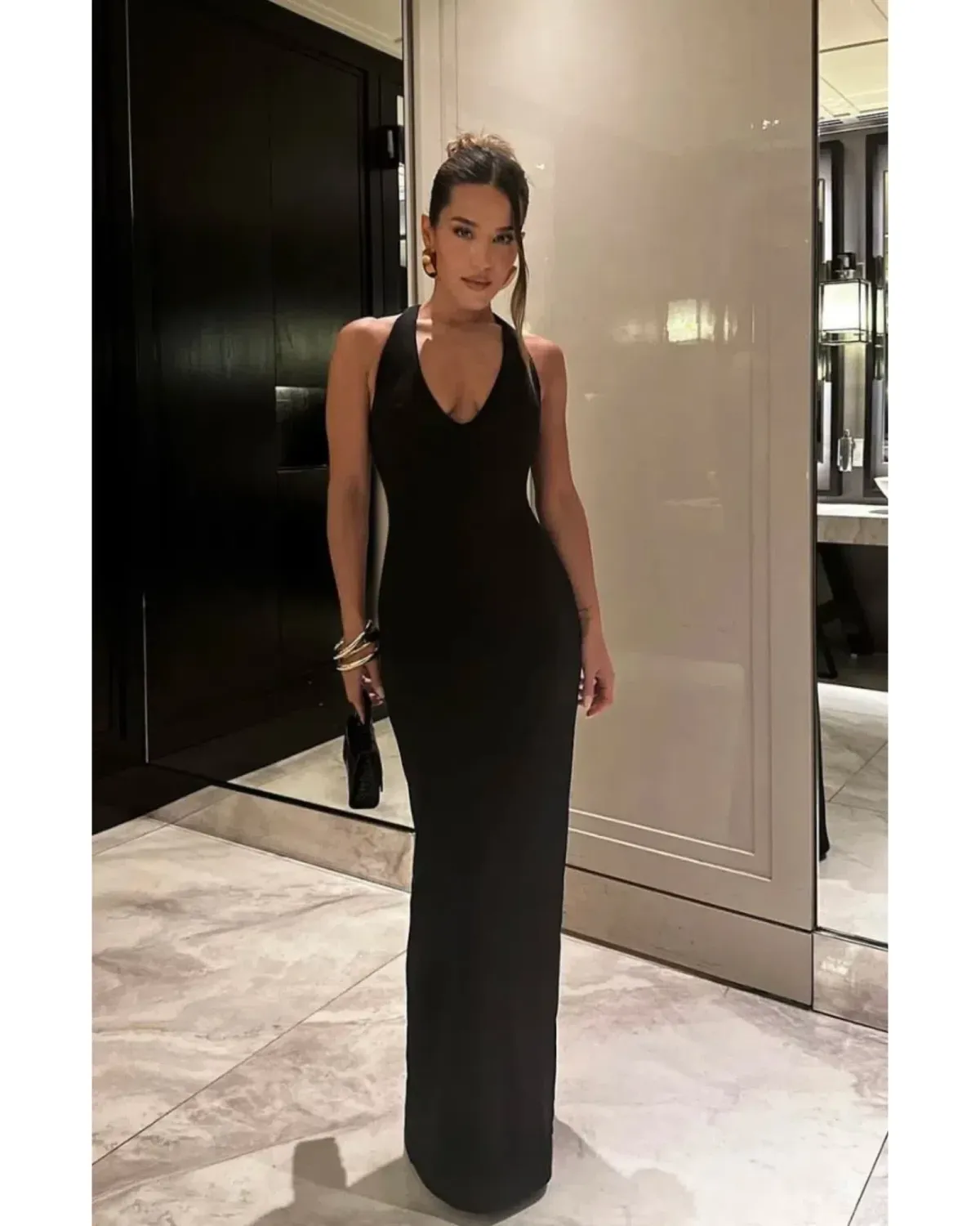 Effie Kats Eiza Gown Black Size AU 6  - Image 4