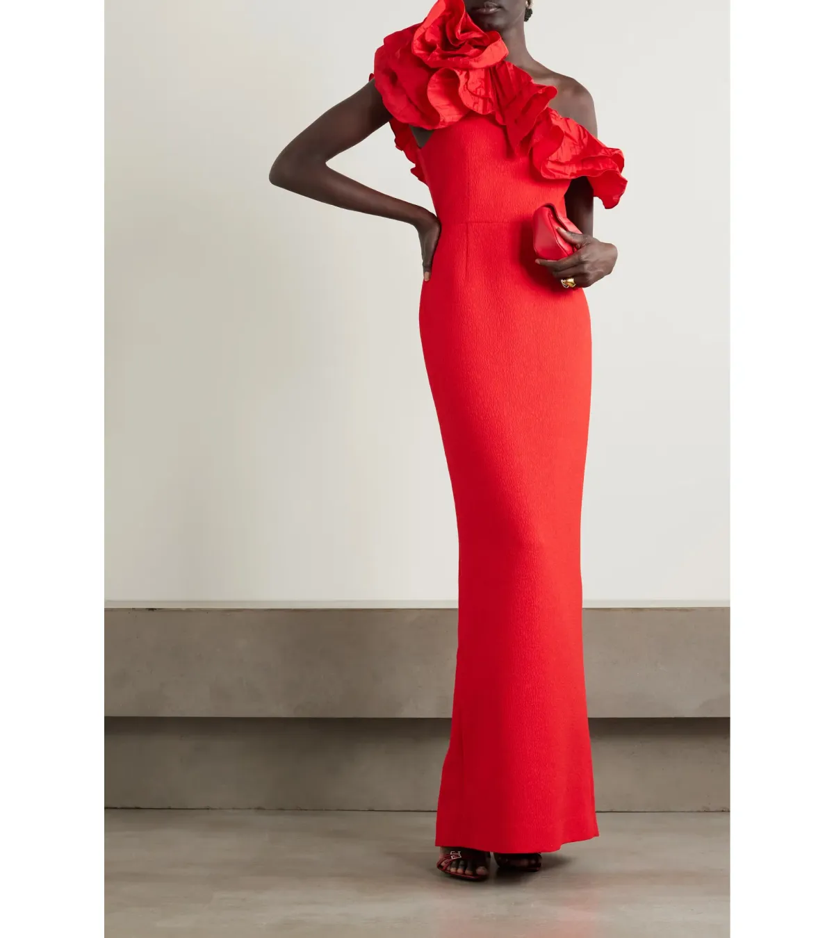 Rebecca Vallance | Chiara Gown | Red | Size 8 - Image 4