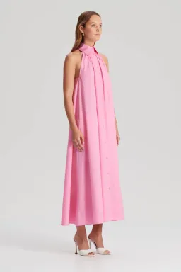 Scanlan Theodore The Parachute Sleeveless Shirt Dress Pink Size  12 for rent on The Volte - image 2