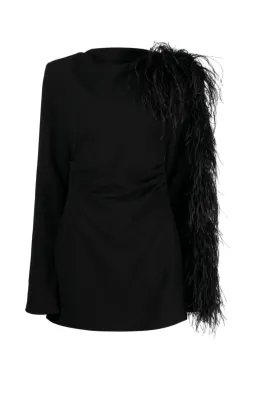 Rachel Gilbert Reina Mini Dress Black Size 3/AU12 for rent on The Volte - image 5