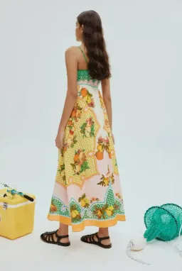 Alemais Lemonis Midi Sundress Print Size AU 8 for rent on The Volte - image 3