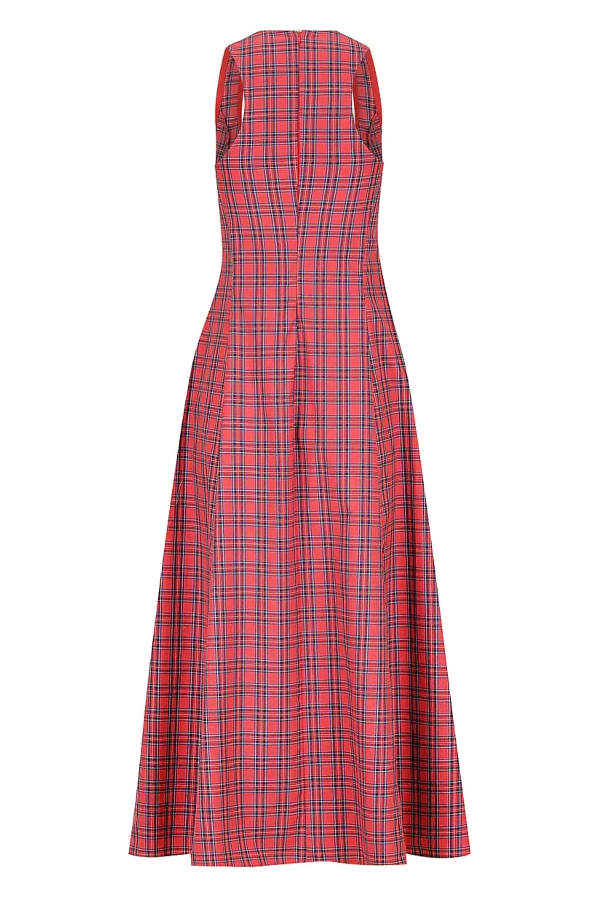 Katharina Lou The Annabel Maxi Dress in Red Tartan Size XL / AU 14 - Image 10
