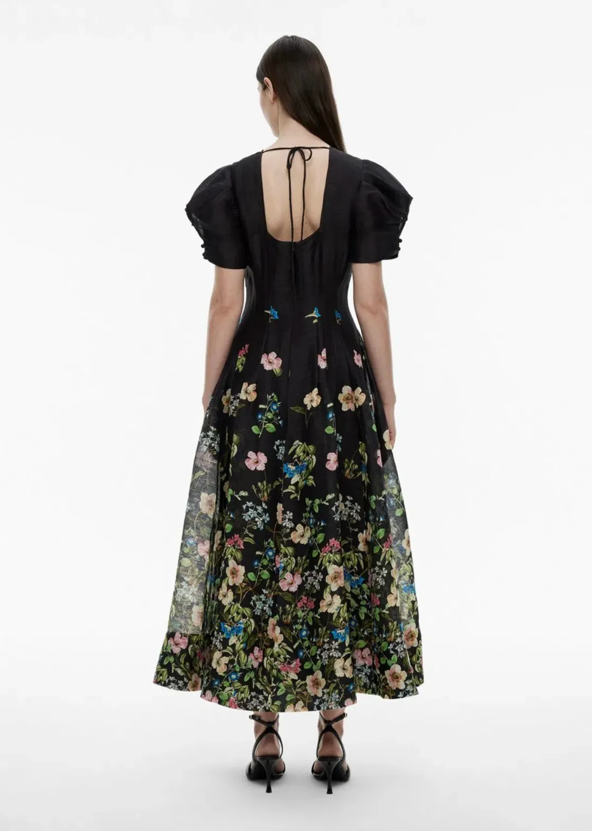 Limited Edition - Black Floral Maxi Dress Size 8 - Image 4
