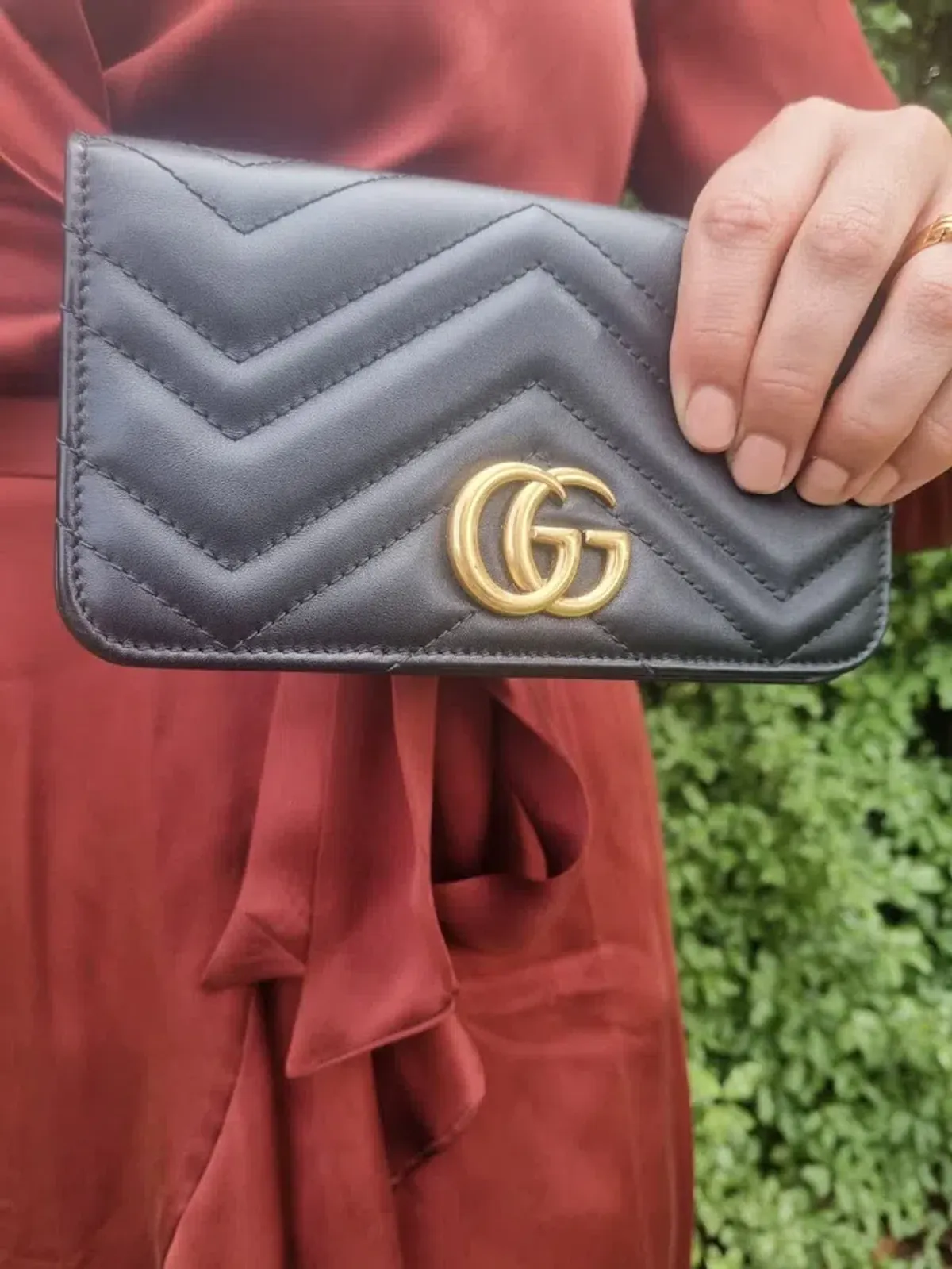 Gucci Calfskin Matelasse Mini Bag Black - Image 3