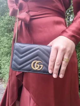 Gucci Calfskin Matelasse Mini Bag Black for rent on The Volte - image 5