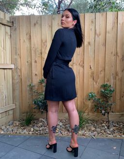 Kookai Edwina Blazer Dress - Black Size 8 for rent on The Volte - image 3