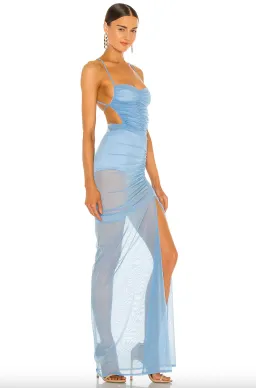 Michael Costello x Revolve Follie Maxi Gown in Periwinkle Size XS / AU 6 for rent on The Volte - image 2