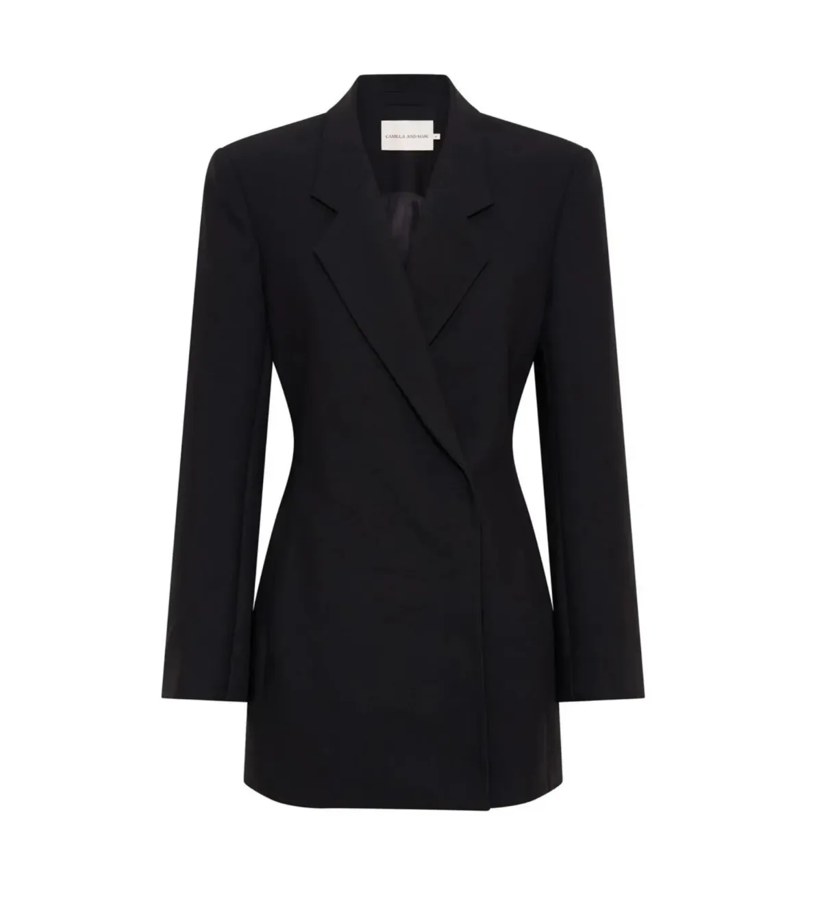 Camilla and Marc Claud Blazer Mini Dress Black Size 6/XS - Image 3
