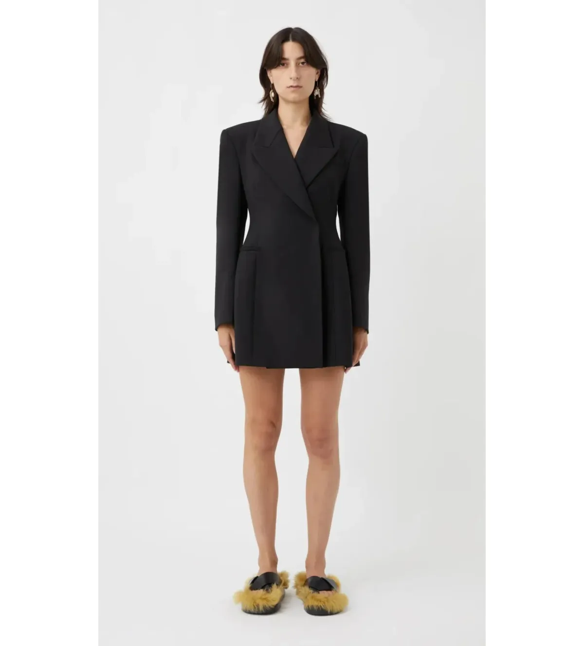 Camilla and Marc Claud Blazer Mini Dress Black Size 6/XS - Image 1