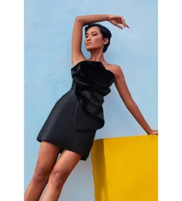 Eliya The Label Nola Mini Dress Black Size 6/XS for rent on The Volte - image 5