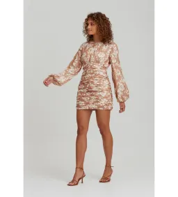 Keepsake The Label Rosa Mini Dress Floral Clay Size 14 for rent on The Volte - image 4